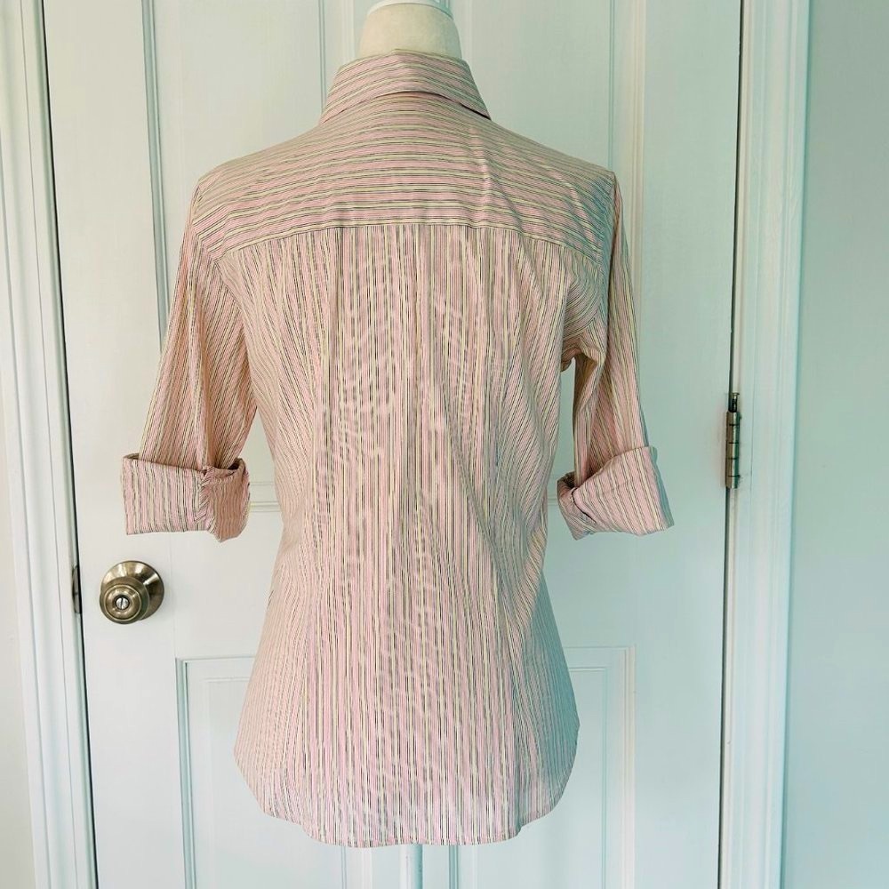 J. Crew Haberdashery Striped Button Down Shirt (size S) - Picture 5 of 8